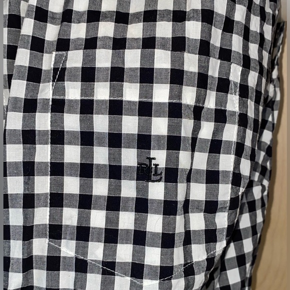 Lauren Ralph Lauren Sleeveless Gingham Tie crop top - Picture 4 of 11